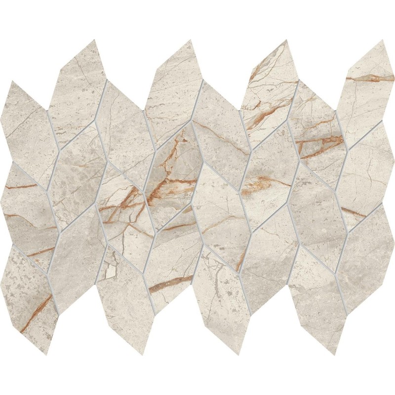 Marvel Diva White Everest MOSAIC Twist 27,6x35 Lapped   - CERAMICHE ATLAS CONCORDE AYD9 CERAMICHE ATLAS CONCORDE - 1