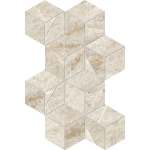 Marvel Diva Taj Mahal MOSAIQUE Hex 40,3x23,3 Roché    - CERAMICHE ATLAS CONCORDE AYLQ CERAMICHE ATLAS CONCORDE - 1