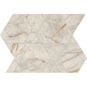 Marvel Diva White Everest MOSAIQUE Triangle 28,9x33,4 Roché    - CERAMICHE ATLAS CONCORDE AYLW CERAMICHE ATLAS CONCORDE - 1
