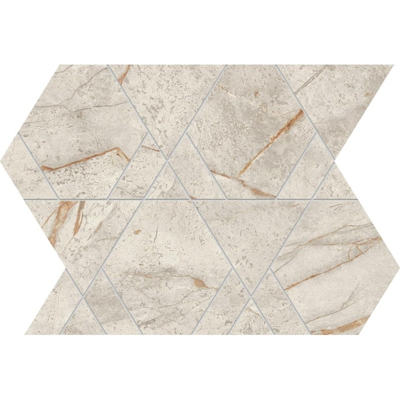Marvel Diva White Everest MOSAIC Triangle 28,9x33,4 Lapped   - CERAMICHE ATLAS CONCORDE AYLW CERAMICHE ATLAS CONCORDE - 1