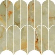 ALLMARBLE 29,8X29,8  ONICE GIADA  MOSAIQUE  VENTAGLIO  - MARAZZI MPAW MARAZZI  - 1