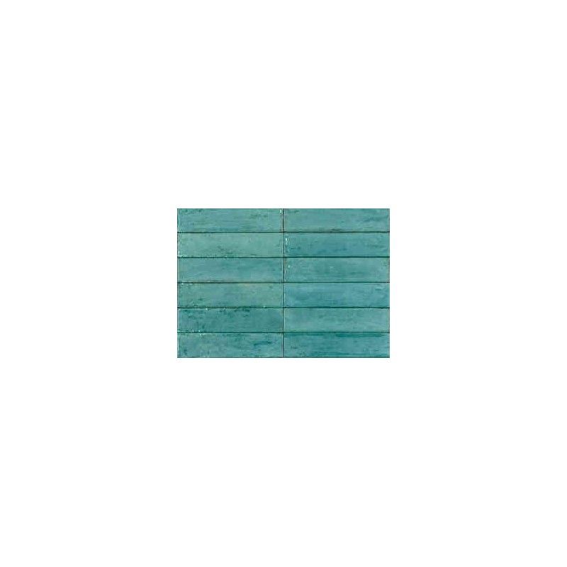 LOOK 6x24 cm  TURCHESE GLOSSY - RAGNO RCU0 RAGNO  - 1
