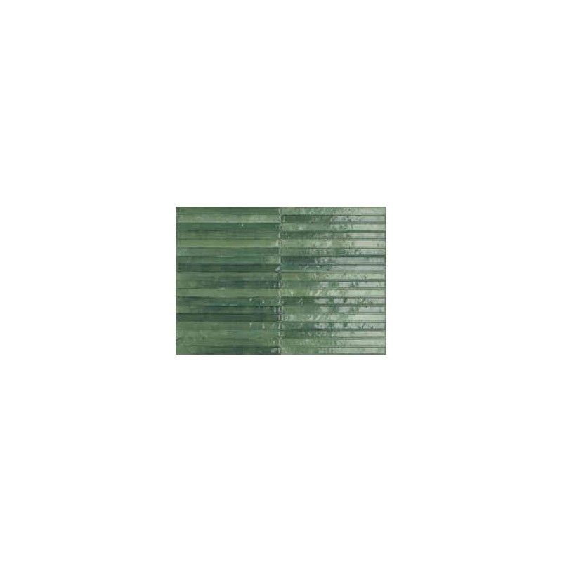 LOOK 6x24 cm  VERDE YUBI 3D GLOSSY - RAGNO RCU8 RAGNO  - 1