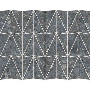 REALSTONE CEPPO 29x39 cm  ANTRACITE MOSAIQUE TRIANGOLI - RAGNO RCZU RAGNO  - 1