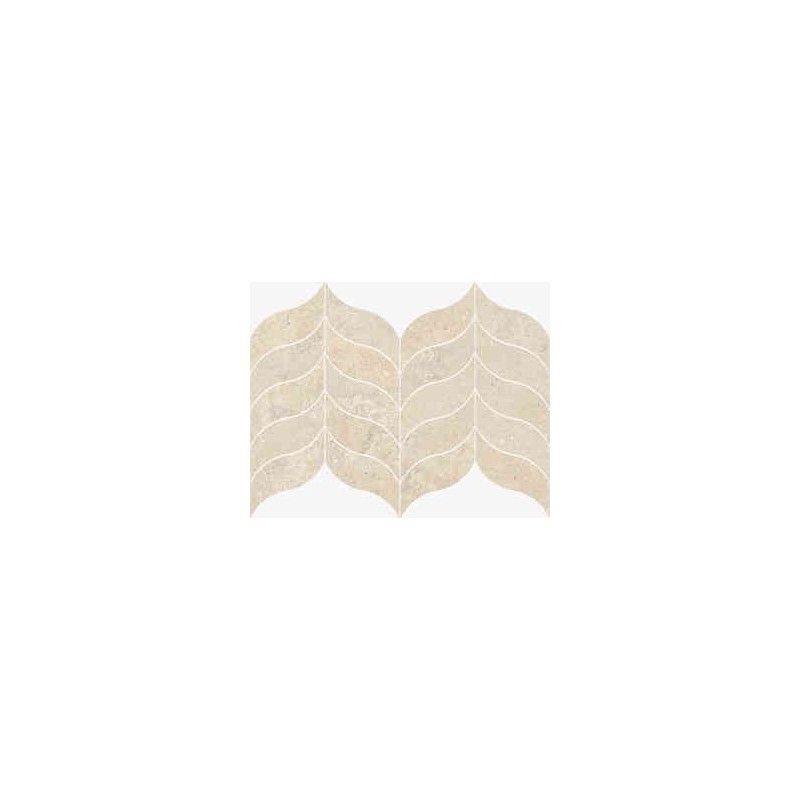 STONEPLAY 31x39 cm  MAYENNE BEIGE MOSAIC FOGLIA - RAGNO RD09 RAGNO  - 1
