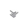 BERTA 51 Mattone da Rivestimento Geopietra Listello da 21x6,5 cm