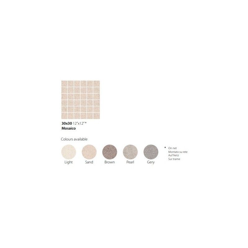 WINDSTONE MOSAIC SAND 30X30 - CERAMICA SANT'AGOSTINO CSAMWISA30 CERAMICA SANT'AGOSTINO - 1
