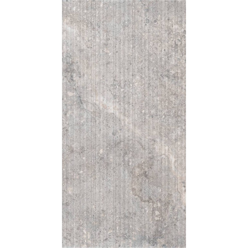 BEAT RIBBED GREY SQ 60x120 - RE95 REFIN REFIN - 1