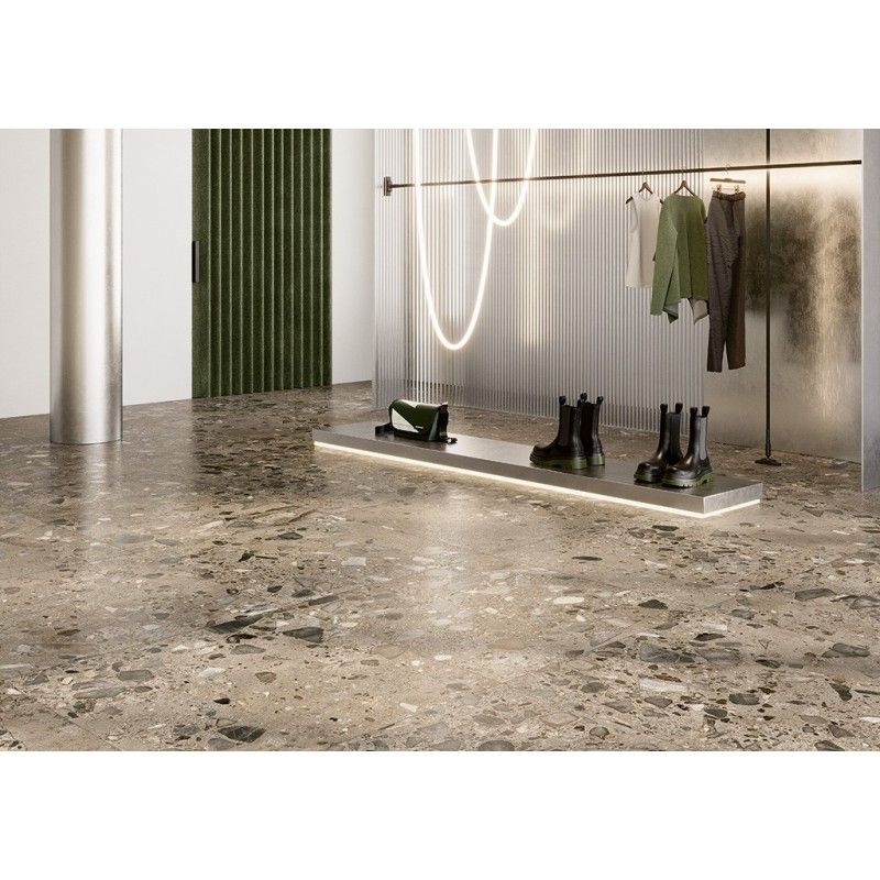 I CIOTTOLI SASSI ARGILLA 60,4X60,4 SEMI-BRILLANT SQ  - FIORANESE CERAMICHE LMS608L FIORANESE CERAMICHE - 1