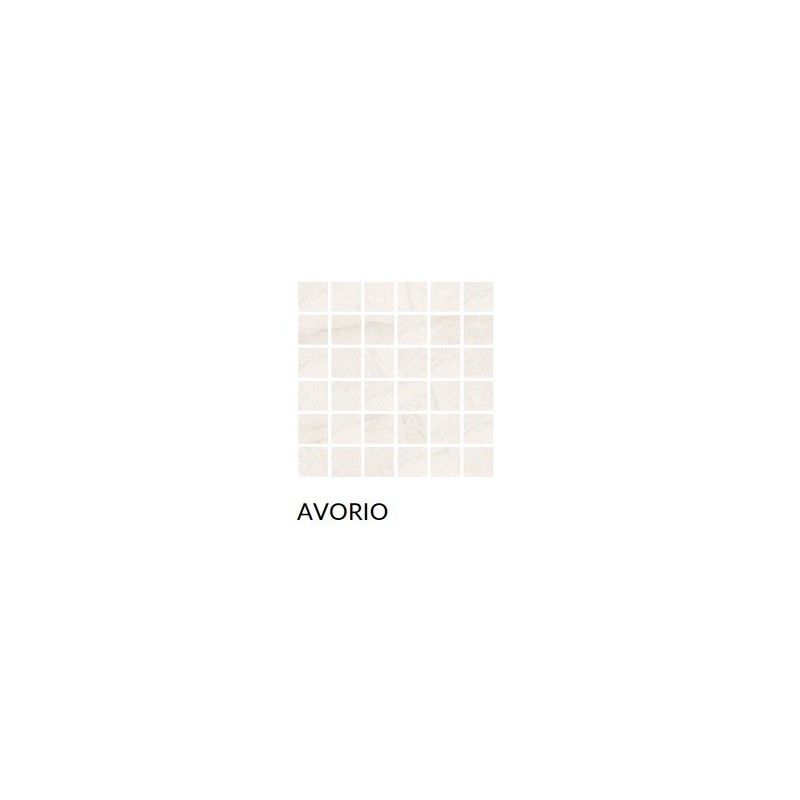 MERIDIEN AVORIO MOSAIK 5X5 GLAENZEND SQ - COEM QM1MS5L COEM CERAMICHE - 1