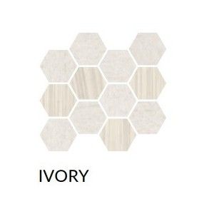 REMIXED IVORY MOSAIQUE EXAGONAL MIX SQ - COEM BT1MS1R COEM CERAMICHE - 1