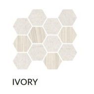 REMIXED IVORY MOSAIC EXAGONAL MIX SQ - COEM BT1MS1R COEM CERAMICHE - 1