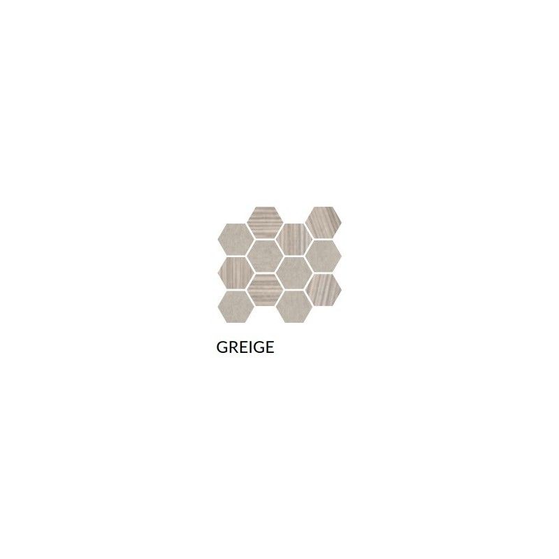 REMIXED GREIGE MOSAIC EXAGONAL MIX SQ - COEM BT2MS1R COEM CERAMICHE - 1
