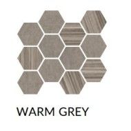 REMIXED WARM GREY MOSAIC EXAGONAL MIX SQ - COEM BT3MS1R COEM CERAMICHE - 1