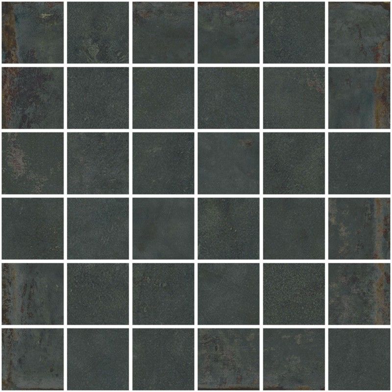 STEEL GREEN NATURAL MOSAICO 5X5 29,75X29,75/ - APARICI APARICI CERAMICA - 1