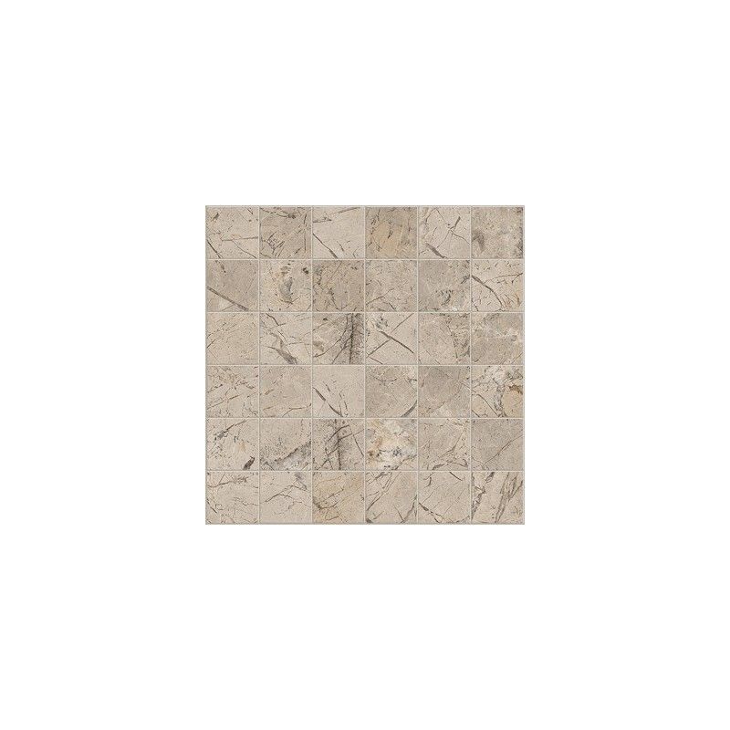 THE ROCK 30x30cm MOSAIK Greige 6,5mm SQ - Ceramica d'Imola MK.FIBOSC6 30 CERAMICA D'IMOLA - 1