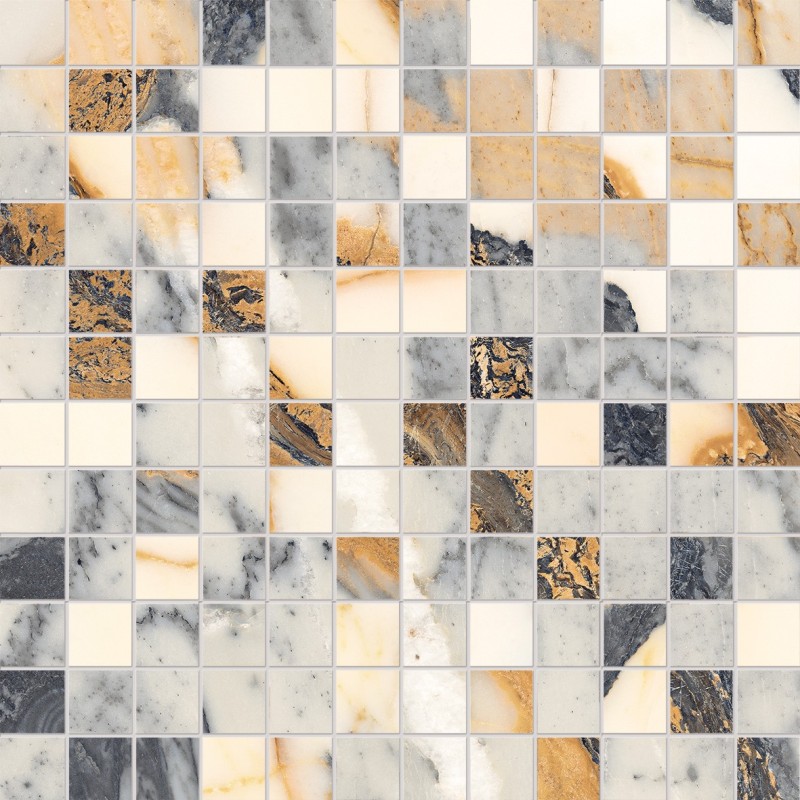 THE ROOM 30x30cm MOSAICO Bianco 6,5mm RT - Ceramica d'Imola MK.CAL PI6 30 CERAMICA D'IMOLA - 1
