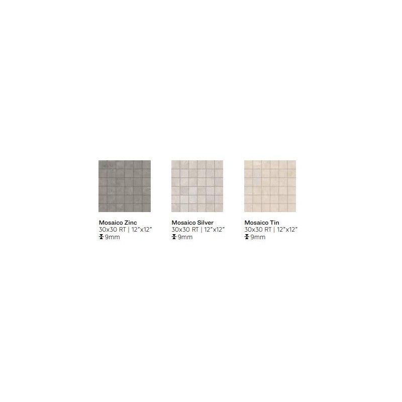 IRONY 30X30 ZINC MOSAIK - SUPERGRES IZIM CERAMICHE SUPERGRES - 1