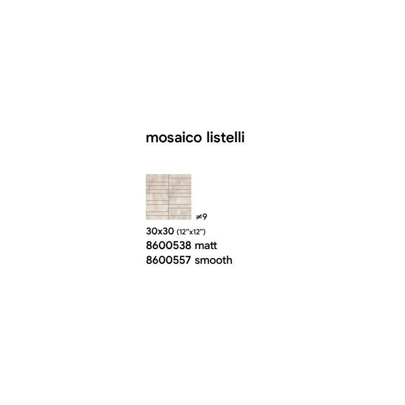 ROYAL 30X30 BEIGE SMOOTH MOSAICO LISTELLI - SAIME CERAMICHE 8600557 SAIME CERAMICHE - 1