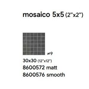 ROYAL 30X30 DARK SMOOTH MOSAIQUE 3 6 - SAIME CERAMICHE 8600576 SAIME CERAMICHE - 1