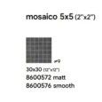 ROYAL 30X30 DARK SMOOTH MOSAIC 3 6 - SAIME CERAMICHE 8600576 SAIME CERAMICHE - 1
