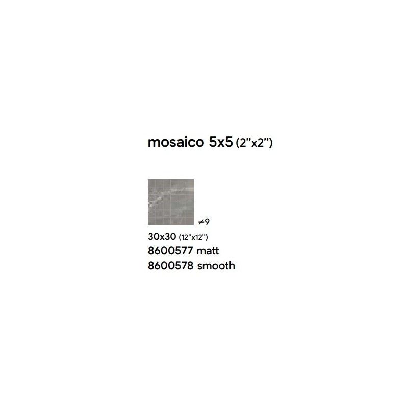 ROYAL 30X30 GREY MAT MOSAIK 3 6 - SAIME CERAMICHE 8600577 SAIME CERAMICHE - 1