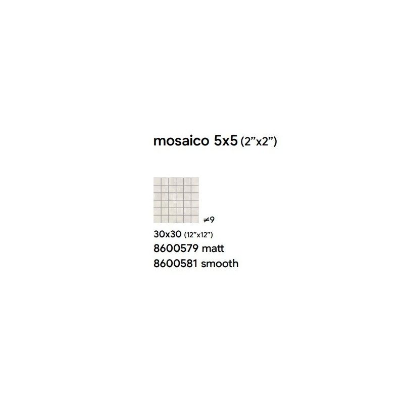 ROYAL 30X30 IVORY MAT MOSAIK 3 - SAIME CERAMICHE 8600579 SAIME CERAMICHE - 1