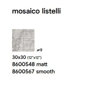 ROYAL 30X30 SILVER SMOOTH MOSAIQUE LISTELLI - SAIME CERAMICHE 8600567 SAIME CERAMICHE - 1