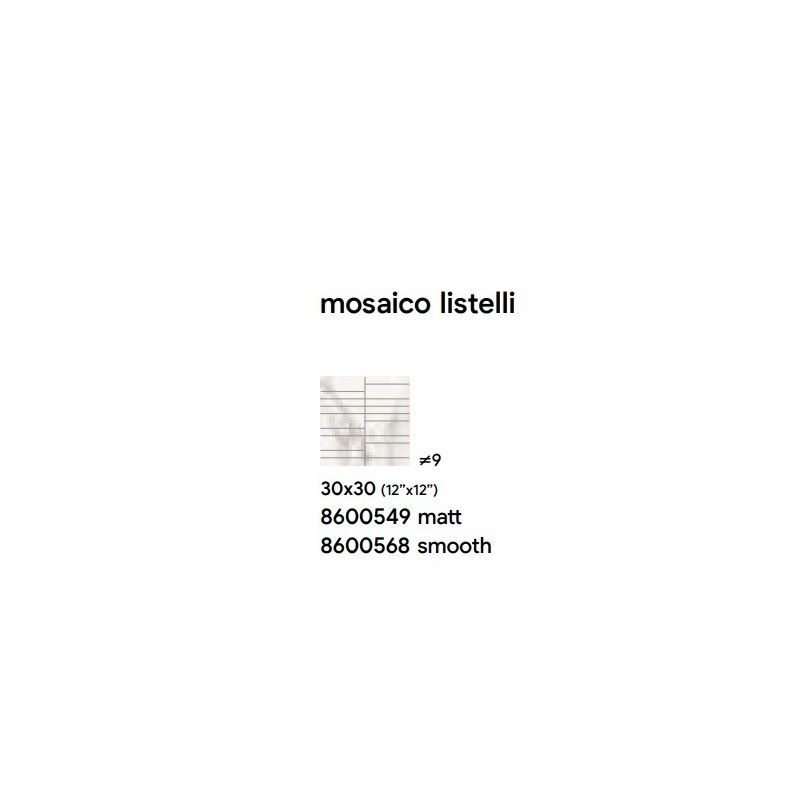 ROYAL 30X30 WHITE SMOOTH MOSAIC LISTELLI - SAIME CERAMICHE 8600568 SAIME CERAMICHE - 1