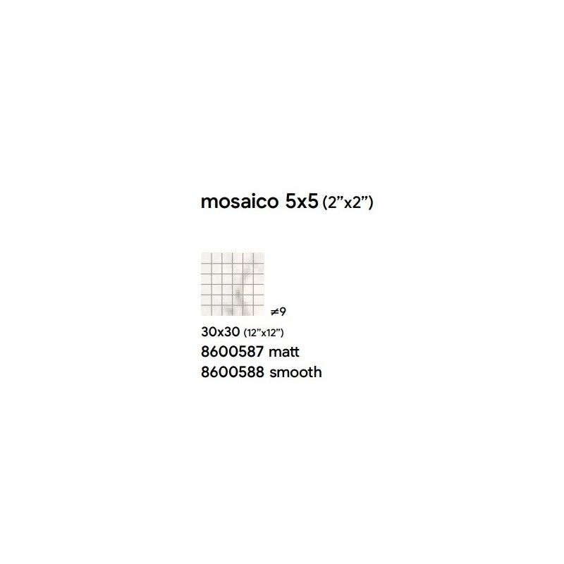 ROYAL 30X30 WHITE MAT MOSAIC 3 - SAIME CERAMICHE 8600587 SAIME CERAMICHE - 1