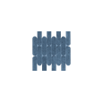 STILL 6X24 DENIM CURVE MOSAIK MATT 29X29,5 - FAP CERAMICHE fTAH FAP CERAMICHE - 1