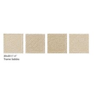 Effetto Pietra di Ostuni Trame Sabbia 20x20 - CERDOMUS