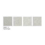 Effetto Pietra di Ostuni Trame Polished Grigio  20x20 - CERDOMUS 81895 CERDOMUS - 1