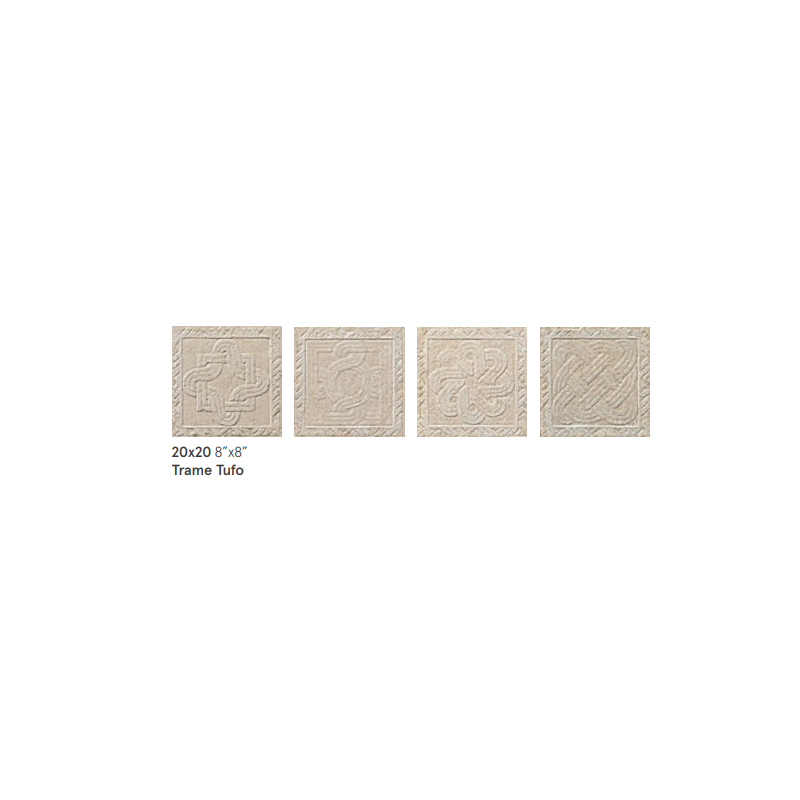 Effetto Pietra di Ostuni Trame Poliert Tufo   20x20 - CERDOMUS 81897 CERDOMUS - 1
