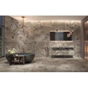 ONYCE ON 05 BRILLANT SQ NERO 60X120 9MM  - MIRAGE CAR3 MIRAGE - 1