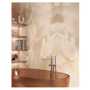 ONYCE ON 03 BOOKMATCH A LUX SQ MIELE CHIARO 120X278 6MM  - MIRAGE CAS3 MIRAGE - 1