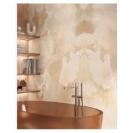 ONYCE ON 03 BOOKMATCH B LUX SQ MIELE CHIARO 120X278 6MM  - MIRAGE CAS4 MIRAGE - 1