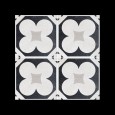 CEMENTINA BLACK&WHITE_4 20X20 RET CBW20C4 Ceramica Fioranese