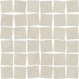 RECONCRETE RO 01 SPAZZOLATO MOSAICO 36T BIANCO CALDO 30X30 - MIRAGE CBH7 MIRAGE - 1