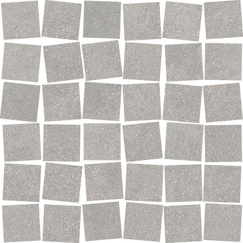 RECONCRETE RO 04 BROSSE MOSAICO 36T GRIGIO CHIARO 30X30 - MIRAGE CBI0 MIRAGE - 1