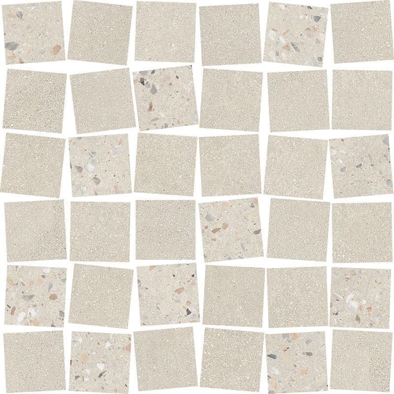 RECONCRETE PP 90 MIX 01+11 BRUSHED MOSAICO 36T 30X30 - MIRAGE CBI2 MIRAGE - 1