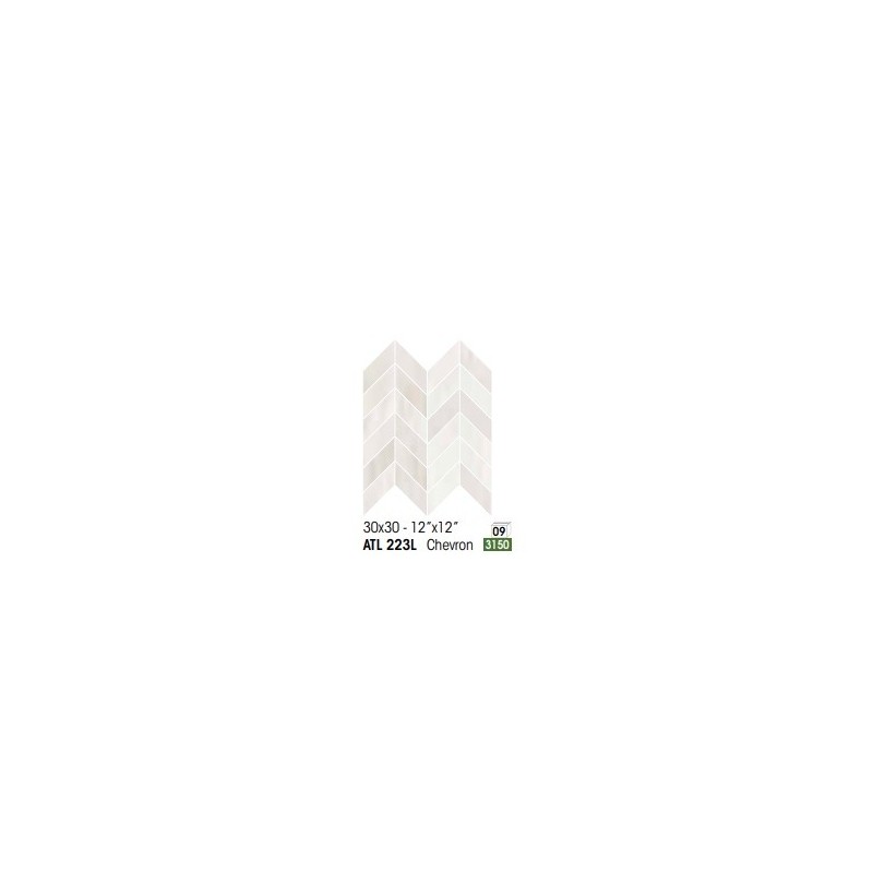 ATELIER CHEVRON CRYSTAL DOLOMIA 30X30 LUCIDO - NOVABELL ATL223L NOVABELL - 1
