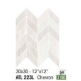 ATELIER CHEVRON CRYSTAL DOLOMIA 30X30 LUCIDO - NOVABELL ATL223L NOVABELL - 1