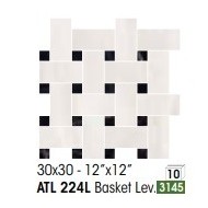 ATELIER BASKET CRYSTAL DOLOMIA 30X30 MARQUINA POLISHED - NOVABELL ATL224L NOVABELL - 1