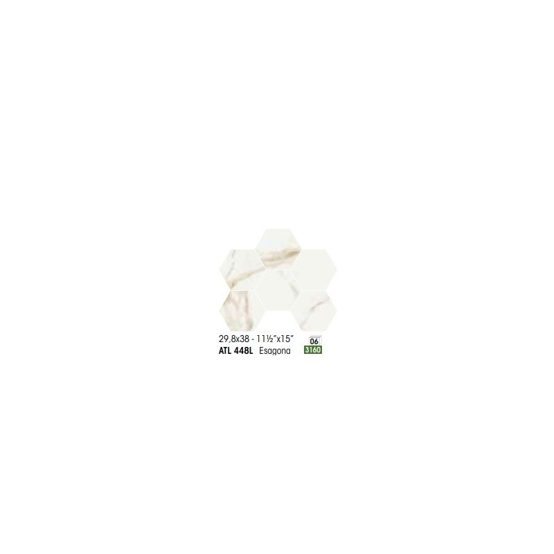 ATELIER ESAGONA CALACATTA GOLD 29,3X38 BRILLANT - NOVABELL ATL448L NOVABELL - 1