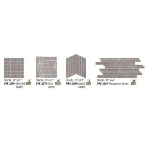 DEEPSTONE MOSAIQUE STICK 30X30 OYSTER - NOVABELL DPS227N NOVABELL - 1