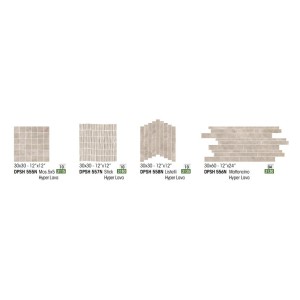 DEEPSTONE MOSAIQUE 5X5 HYPER LAVA - NOVABELL DPSH555N NOVABELL - 1
