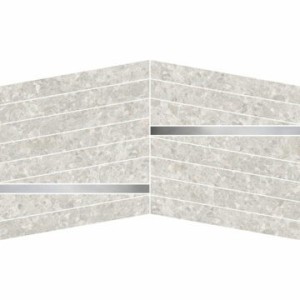 KEYSTONE MOSAIQUE STRIPES OCEAN GREY DX+SX 30X30 - NOVABELL KYN118N NOVABELL - 1