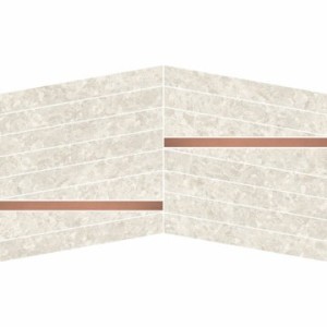 KEYSTONE MOSAIQUE STRIPES PURE DX+SX 30X30 - NOVABELL KYN888N NOVABELL - 1