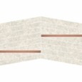 KEYSTONE MOSAIC STRIPES PURE DX+SX 30X30 - NOVABELL KYN888N NOVABELL - 1